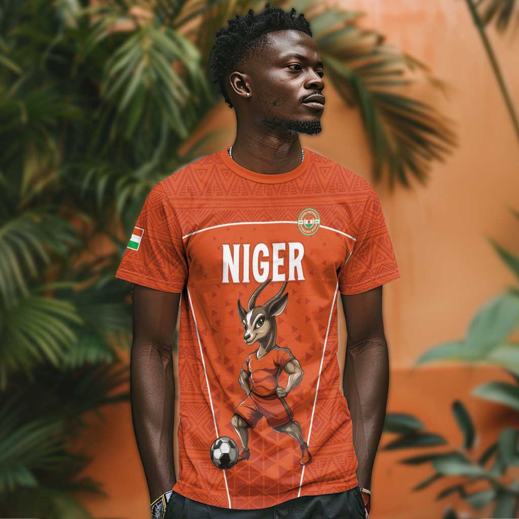 Custom Niger Football T shirt Allez Menas LT15