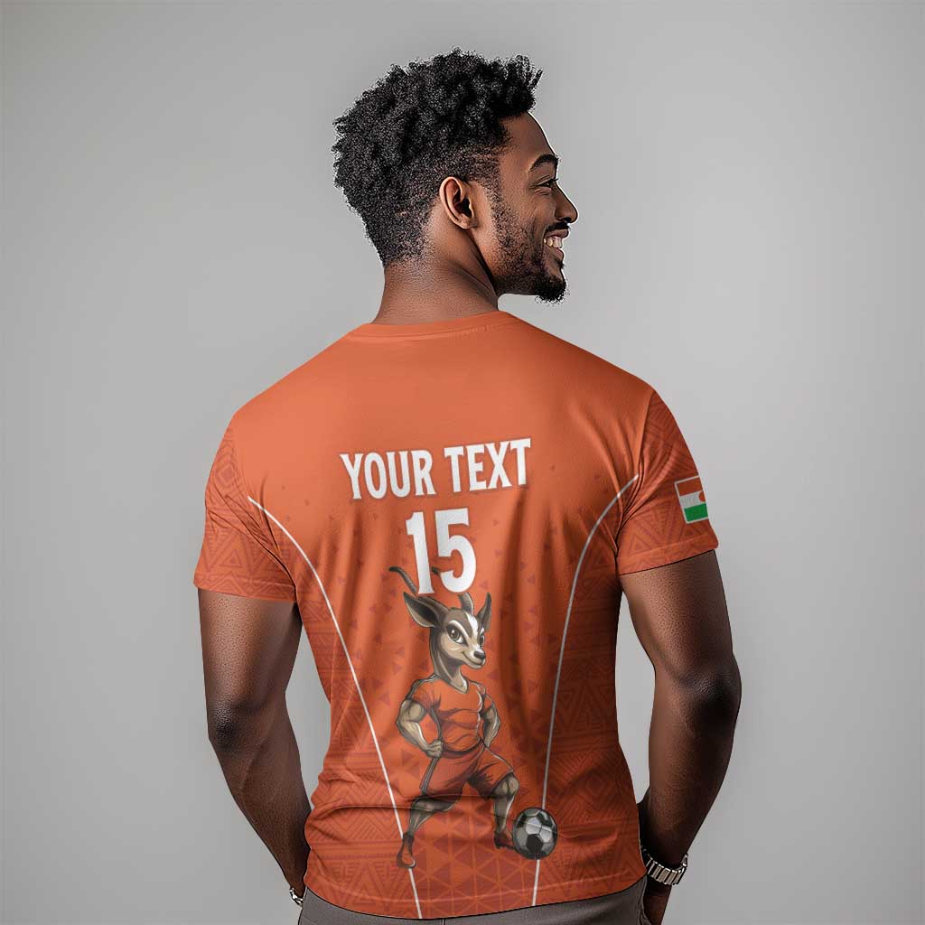 Custom Niger Football T shirt Allez Menas LT15