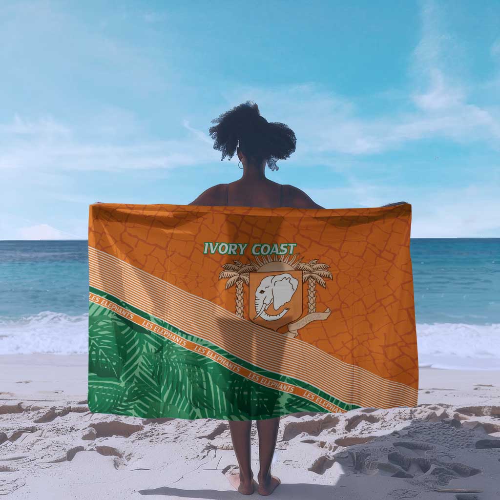 Ivory Coast Rugby Custom Sarong Allez Les Elephants LT15