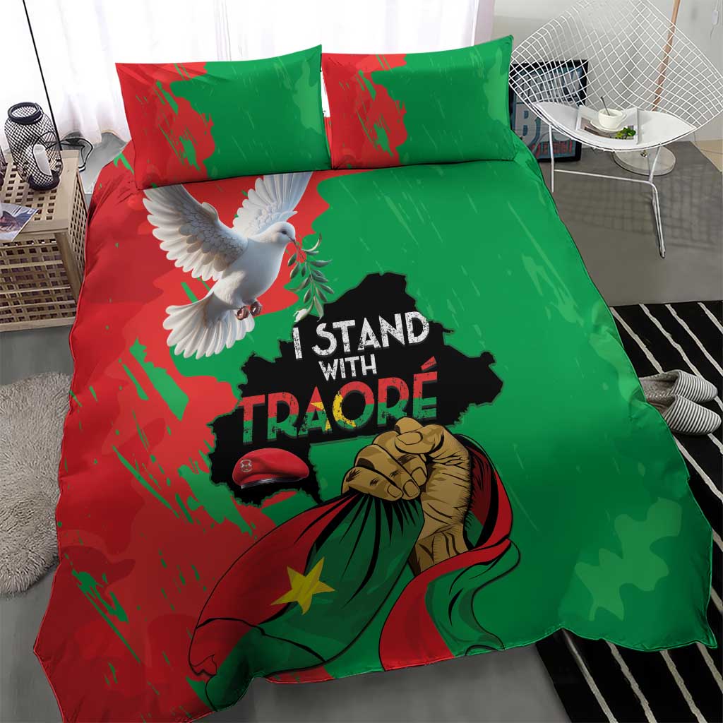 Burkina Faso I Stand With Traore Bedding Set LT15