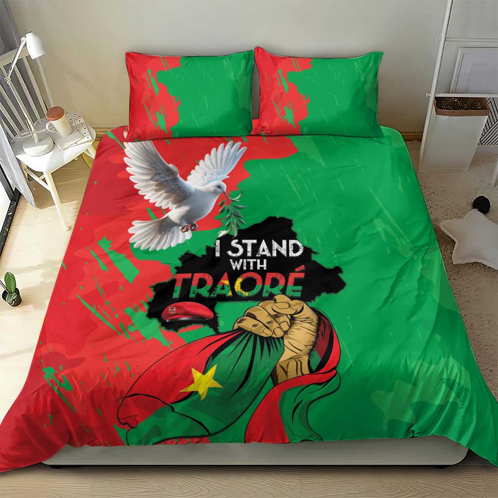 Burkina Faso I Stand With Traore Bedding Set LT15