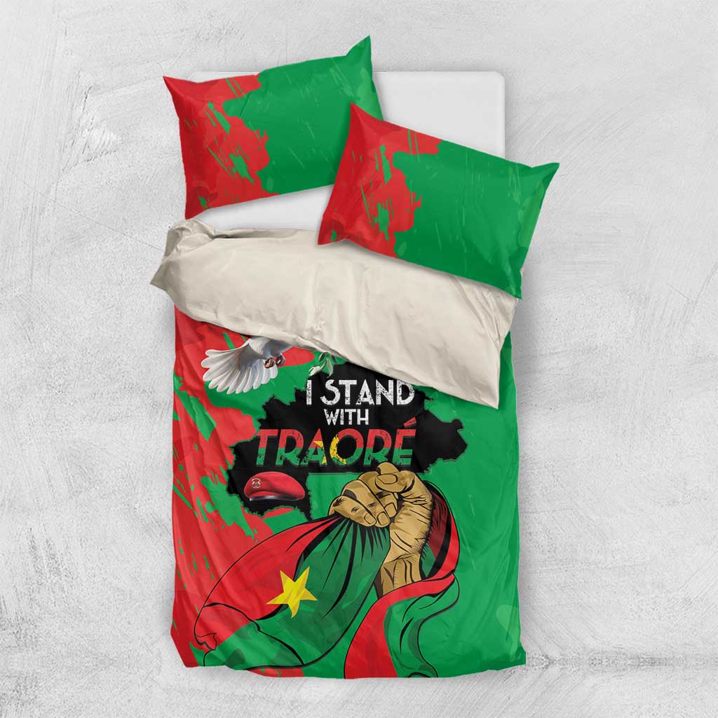 Burkina Faso I Stand With Traore Bedding Set LT15
