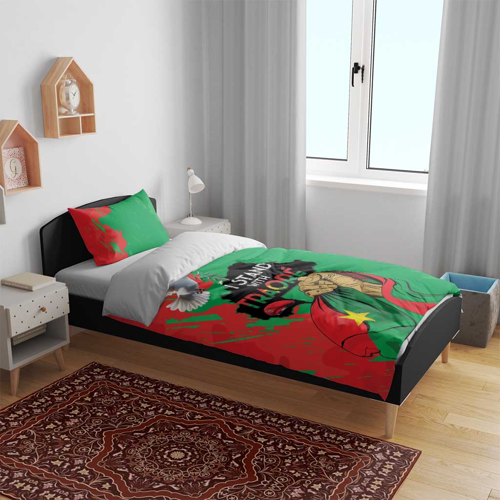 Burkina Faso I Stand With Traore Bedding Set LT15