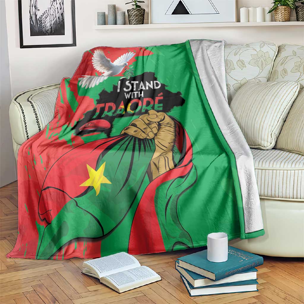 Burkina Faso I Stand With Traore Blanket LT15