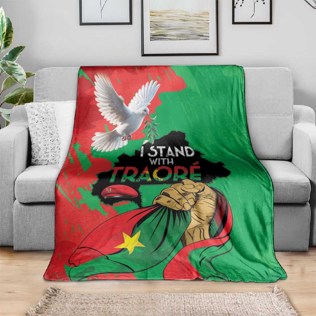 Burkina Faso I Stand With Traore Blanket LT15