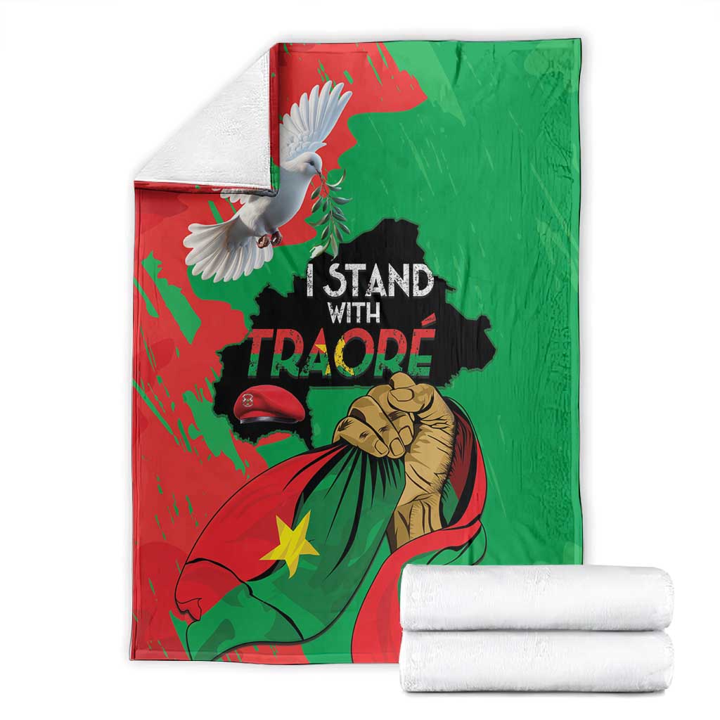 Burkina Faso I Stand With Traore Blanket LT15