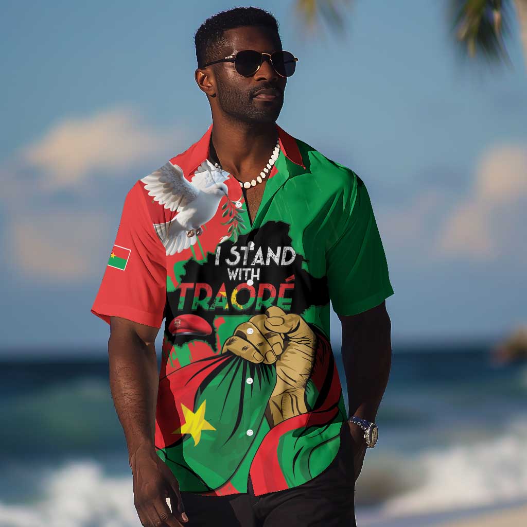 Burkina Faso I Stand With Traore Hawaiian Shirt LT15