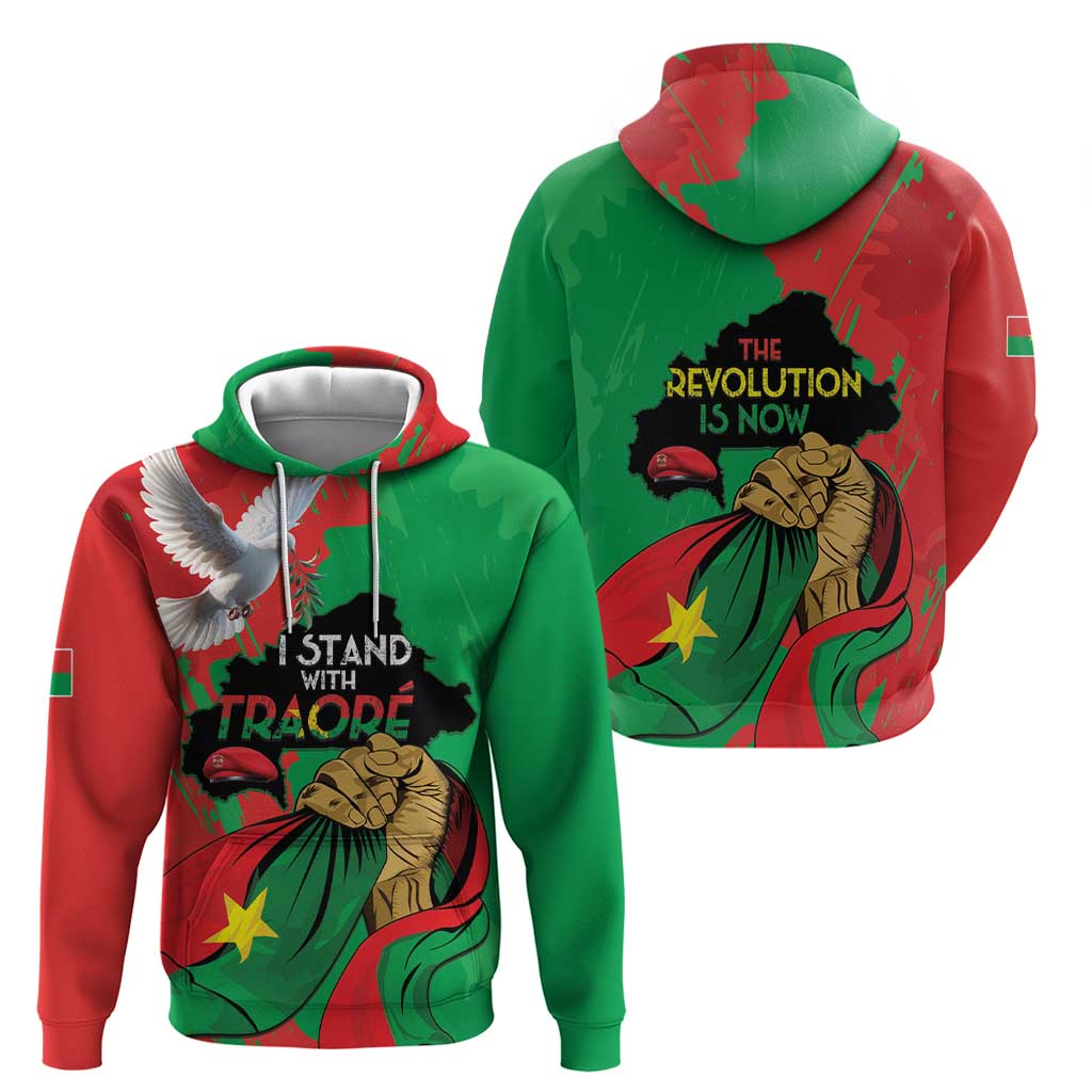Traore Burkina Faso Hoodie I Stand With Traore LT15