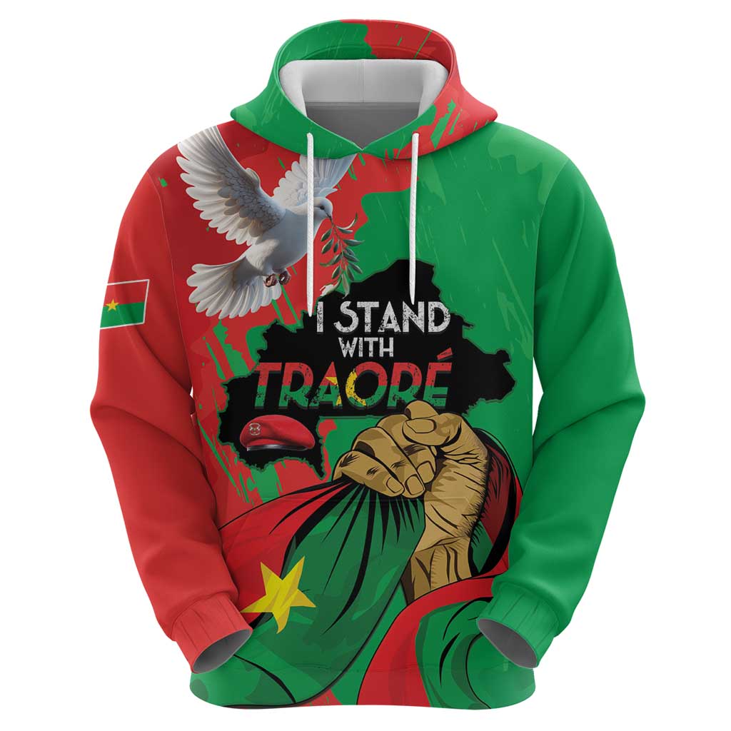 Traore Burkina Faso Hoodie I Stand With Traore LT15