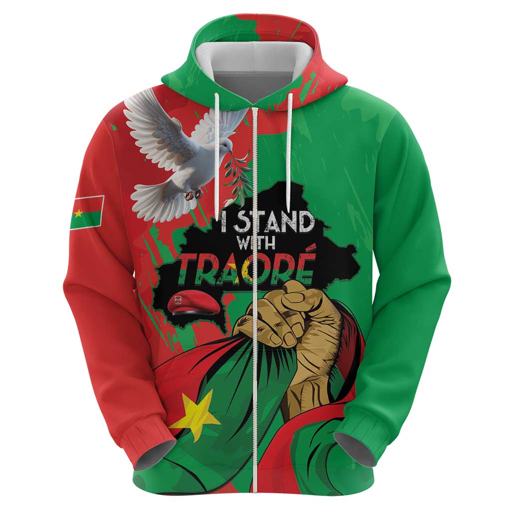 Traore Burkina Faso Hoodie I Stand With Traore LT15