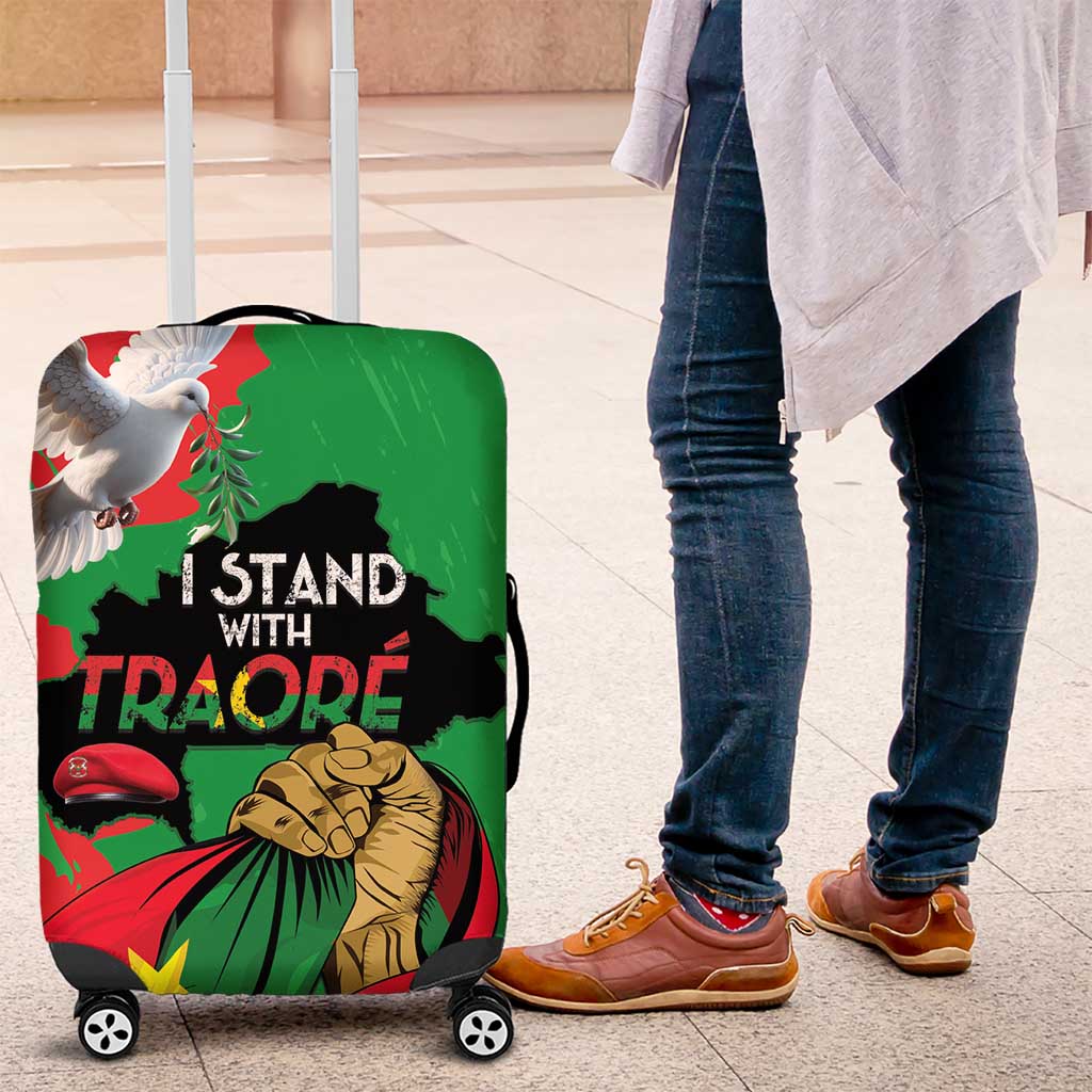Traore Burkina Faso Luggage Cover I Stand With Traore LT15