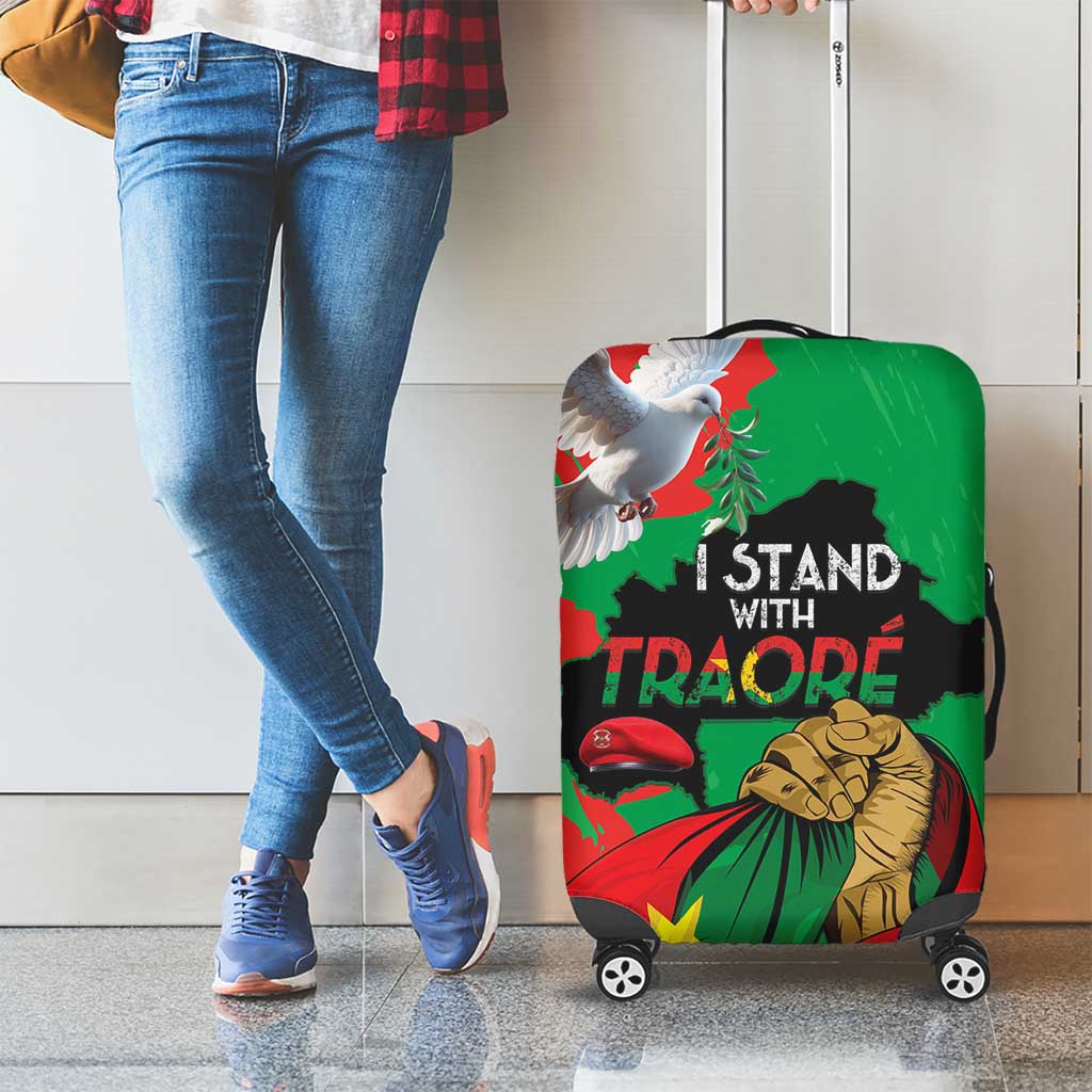 Traore Burkina Faso Luggage Cover I Stand With Traore LT15