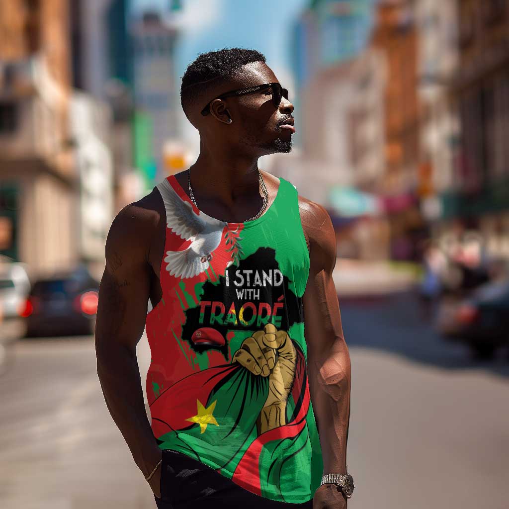 Burkina Faso I Stand With Traore Men Tank Top LT15