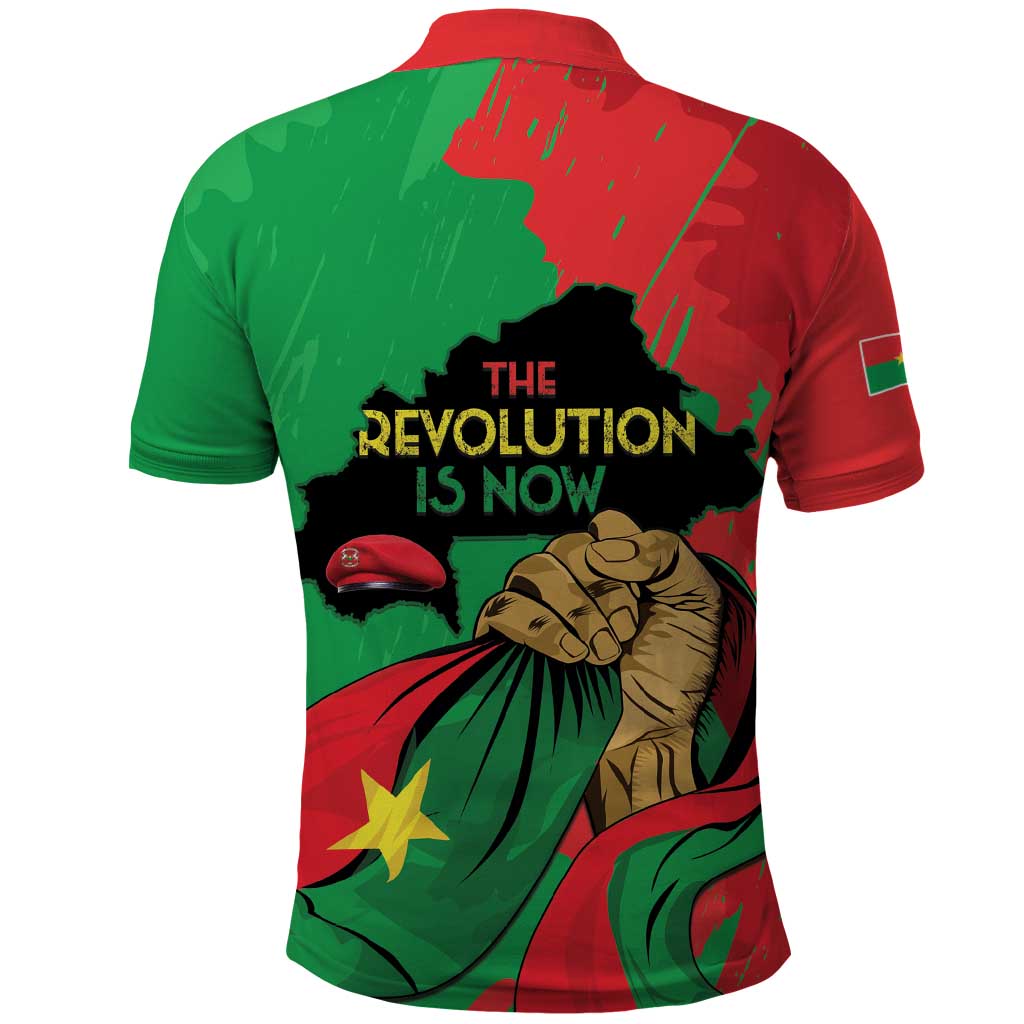 Traore Burkina Faso Polo Shirt I Stand With Traore LT15