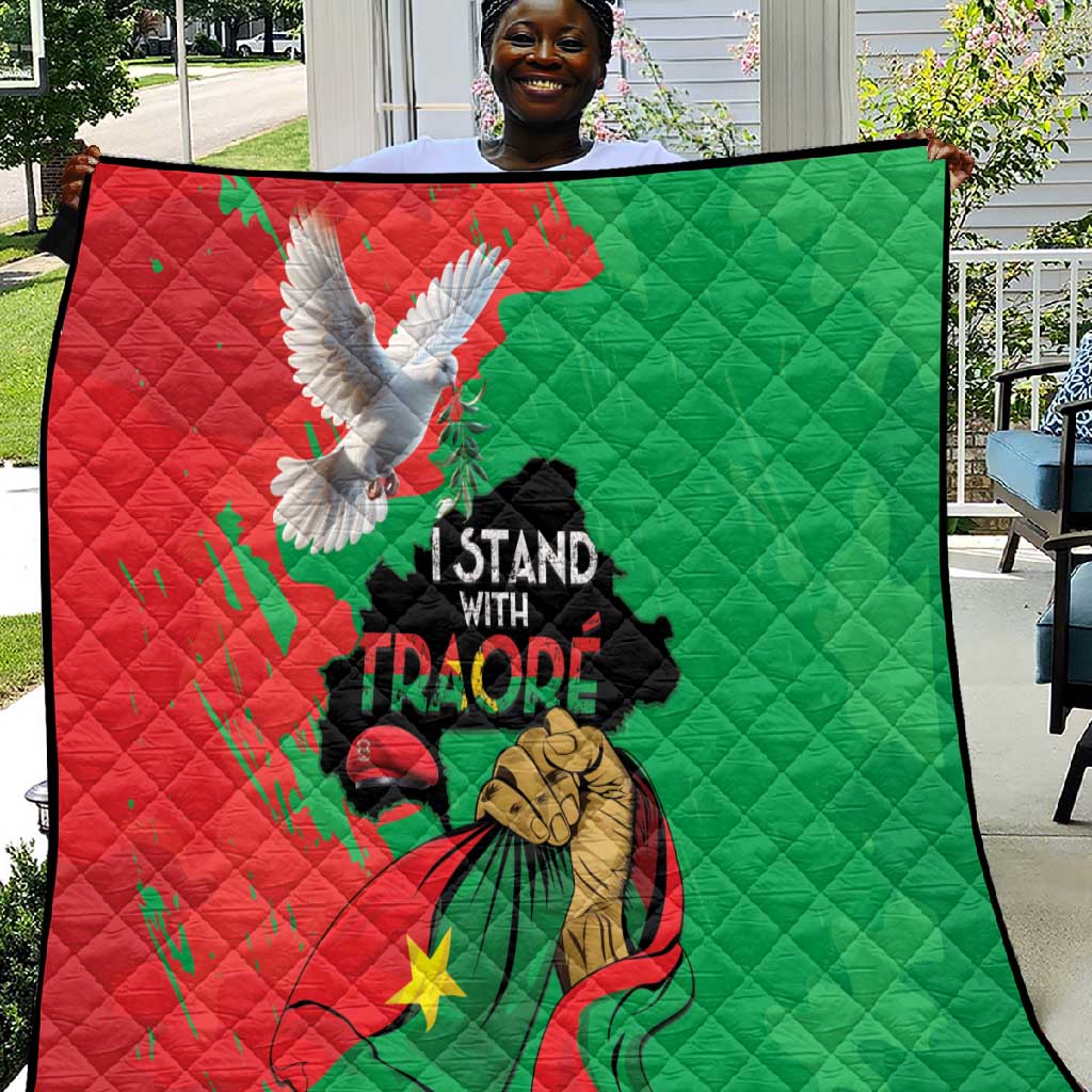 Burkina Faso I Stand With Traore Quilt LT15