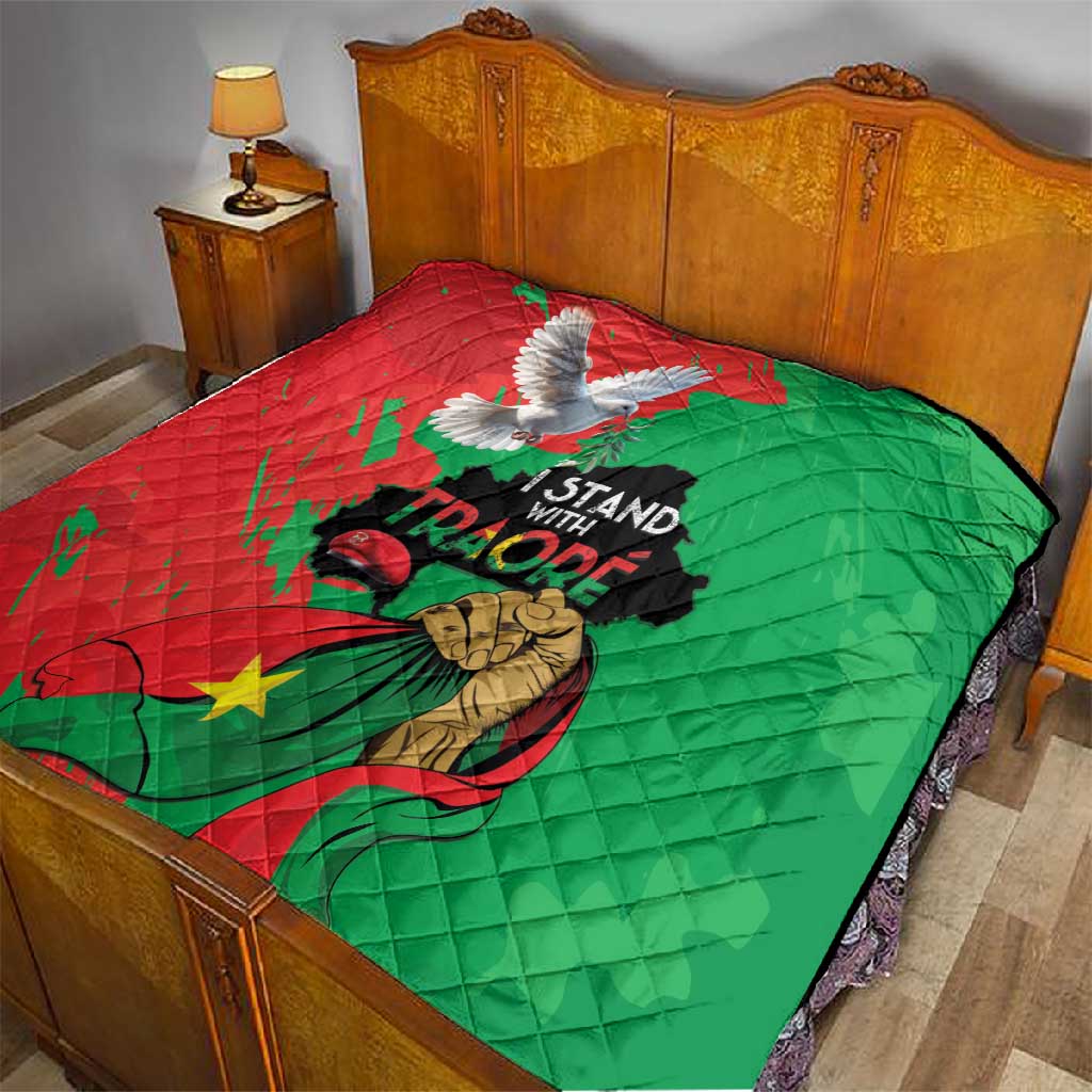 Burkina Faso I Stand With Traore Quilt LT15