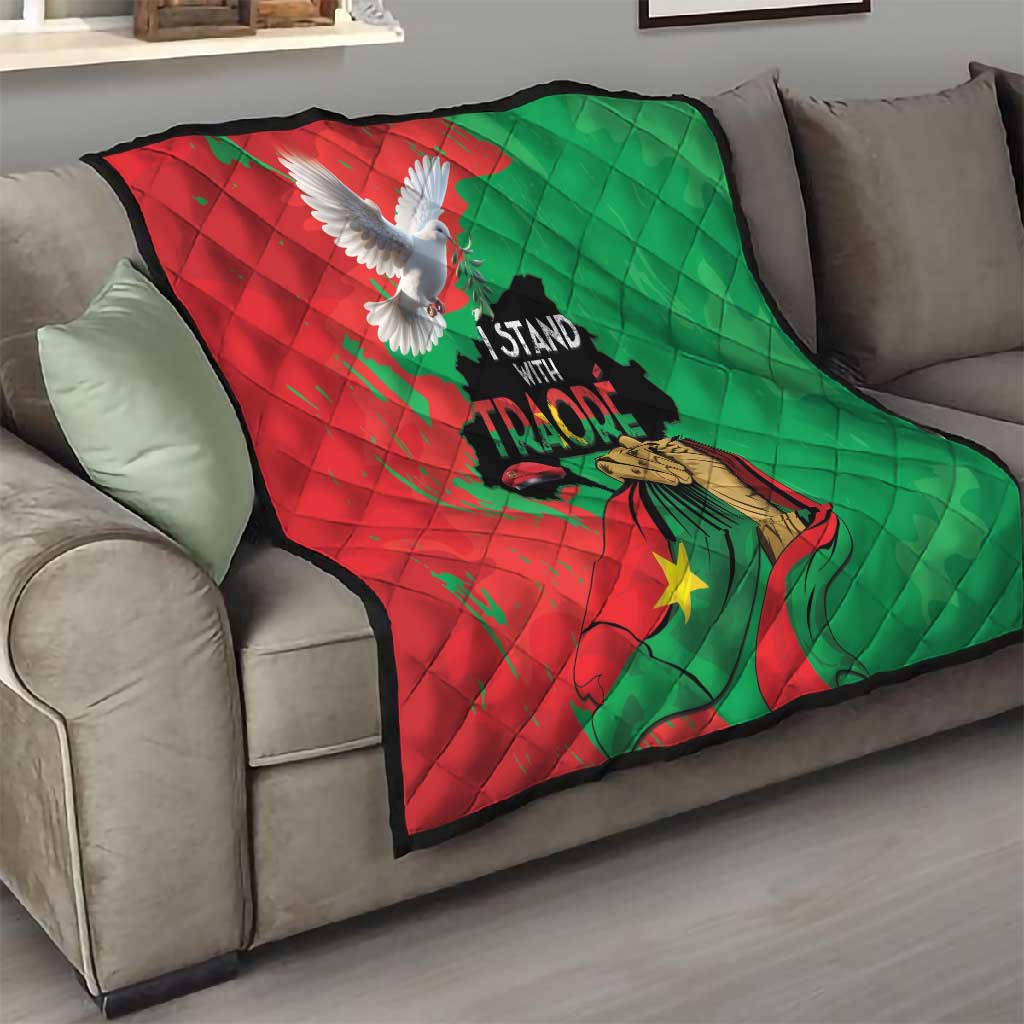 Burkina Faso I Stand With Traore Quilt LT15