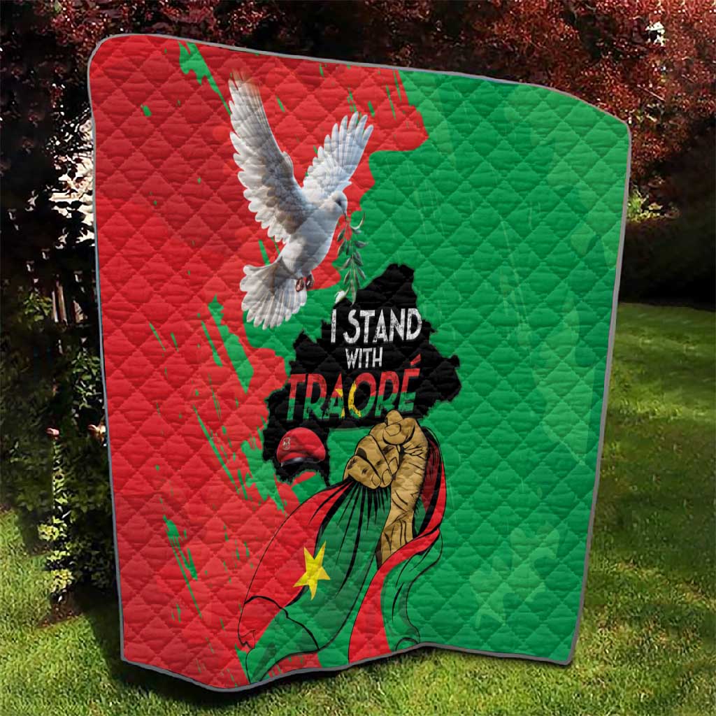 Burkina Faso I Stand With Traore Quilt LT15