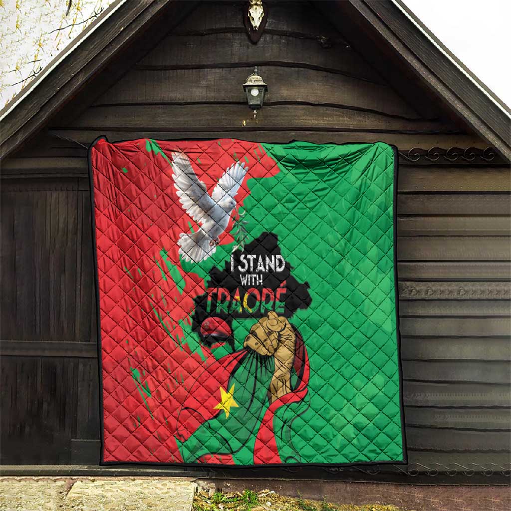 Burkina Faso I Stand With Traore Quilt LT15