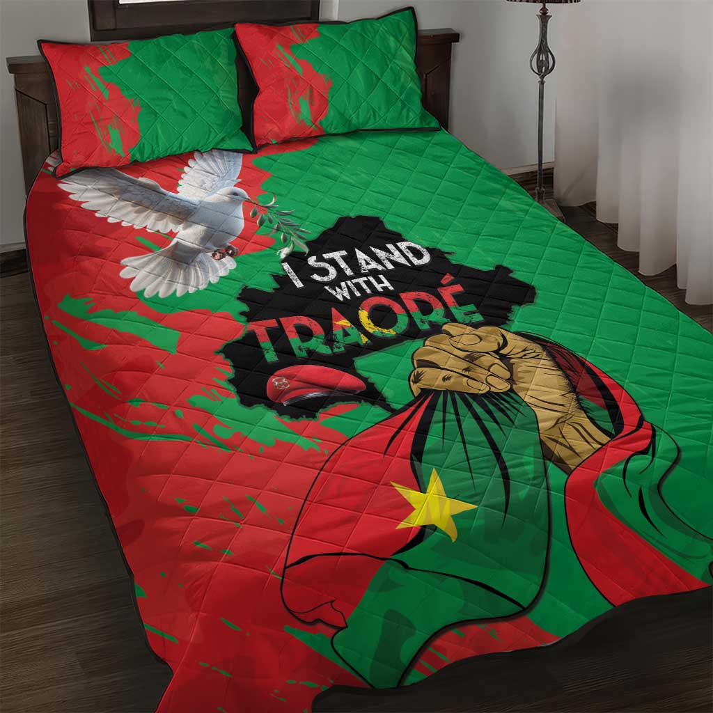 Burkina Faso I Stand With Traore Quilt Bed Set LT15