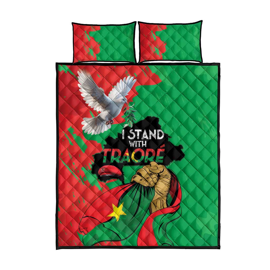 Burkina Faso I Stand With Traore Quilt Bed Set LT15