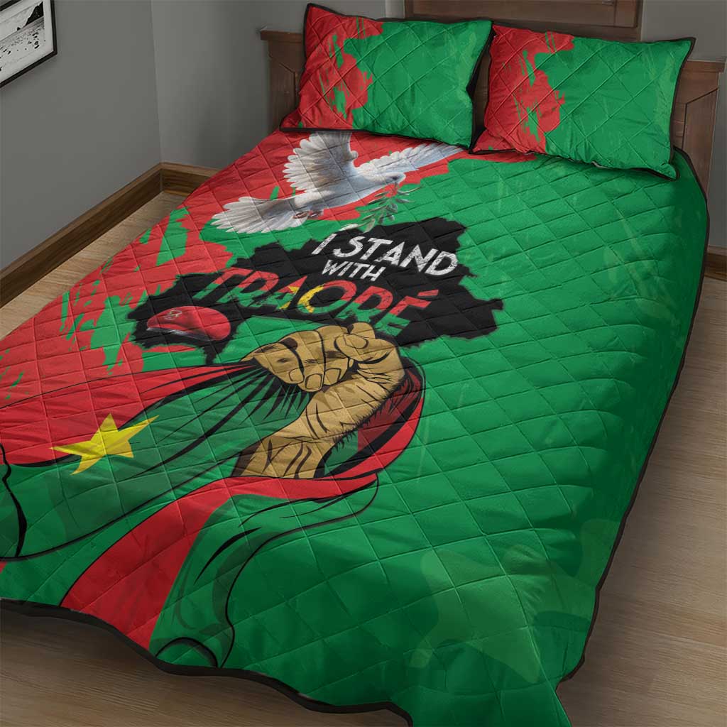 Burkina Faso I Stand With Traore Quilt Bed Set LT15