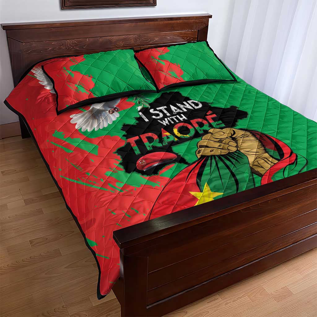 Burkina Faso I Stand With Traore Quilt Bed Set LT15