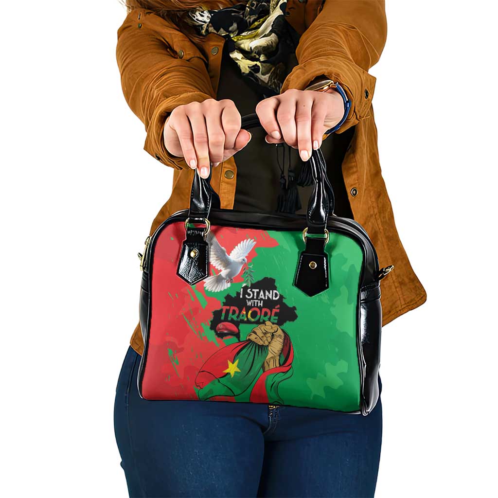 Traore Burkina Faso Shoulder Handbag I Stand With Traore LT15