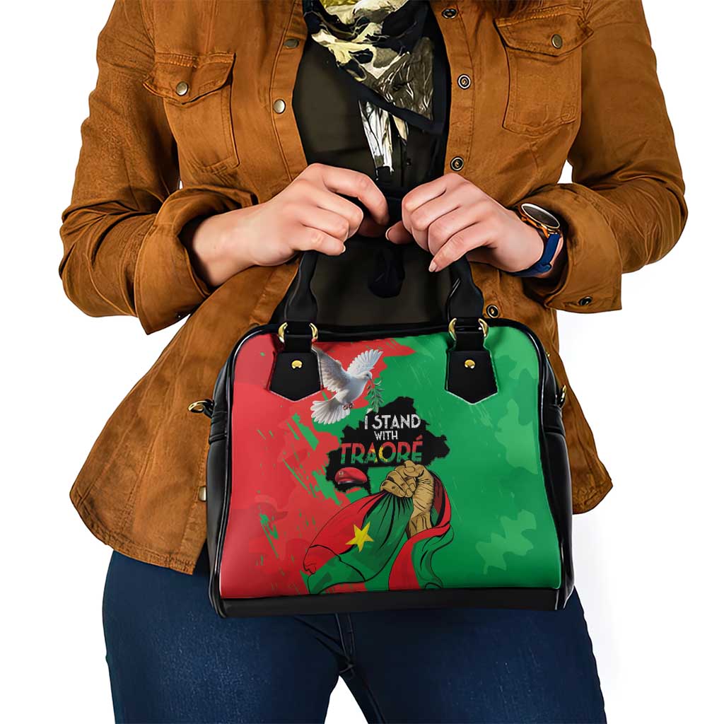 Traore Burkina Faso Shoulder Handbag I Stand With Traore LT15