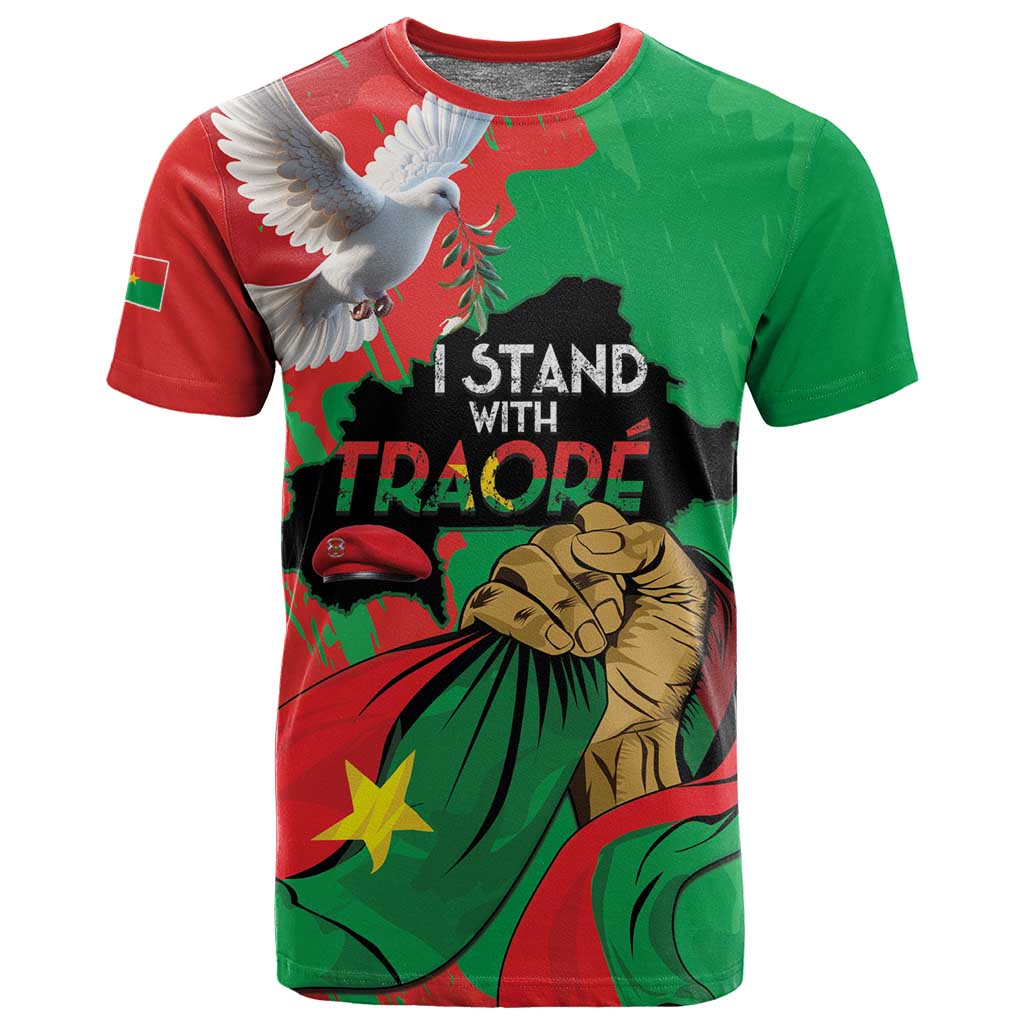 Burkina Faso I Stand With Traore T shirt LT15