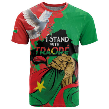 Burkina Faso I Stand With Traore T shirt LT15