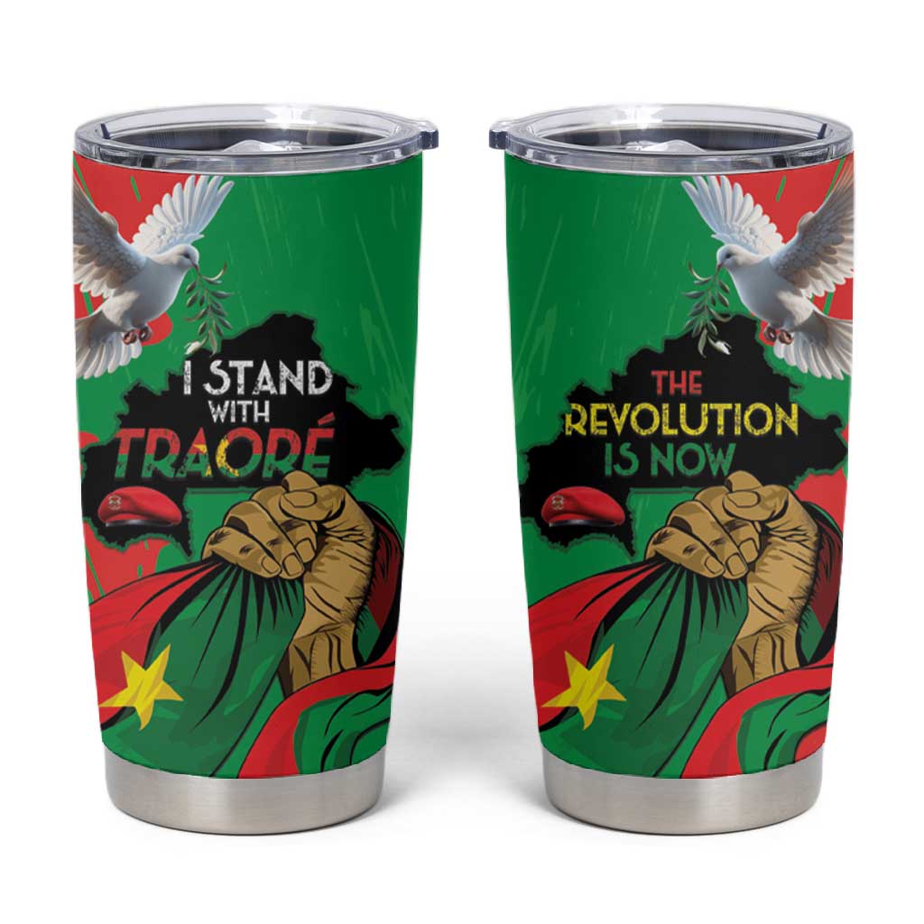 Burkina Faso I Stand With Traore Tumbler Cup LT15