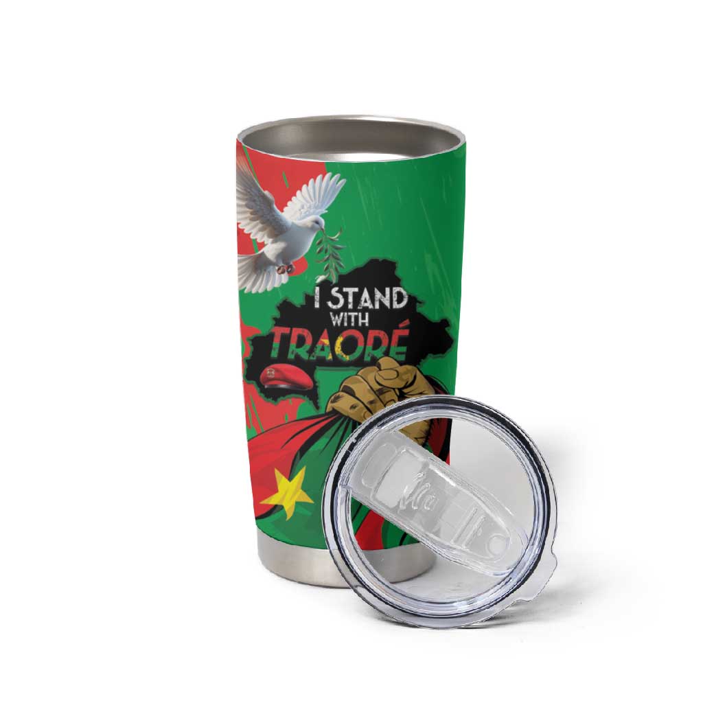 Burkina Faso I Stand With Traore Tumbler Cup LT15