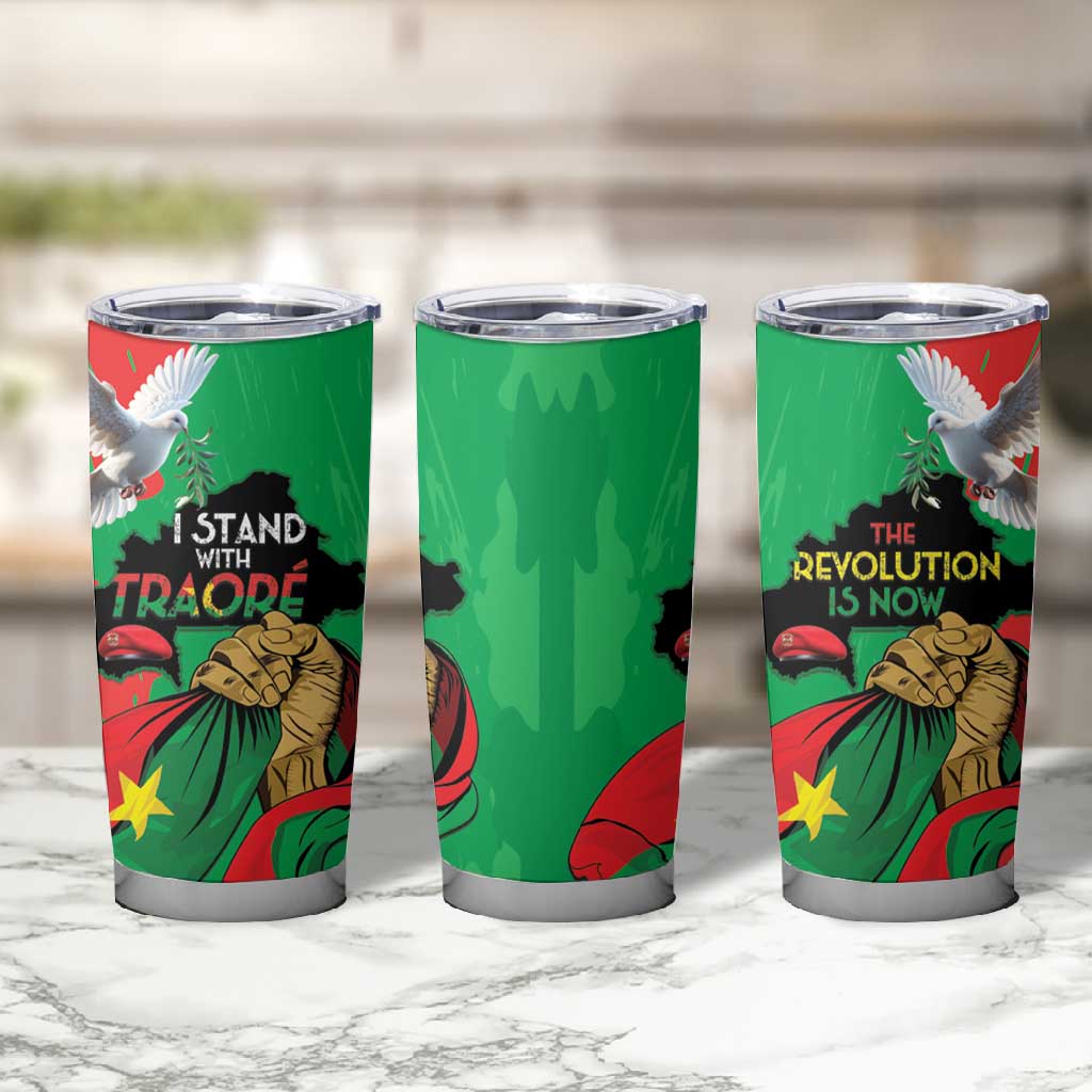 Burkina Faso I Stand With Traore Tumbler Cup LT15