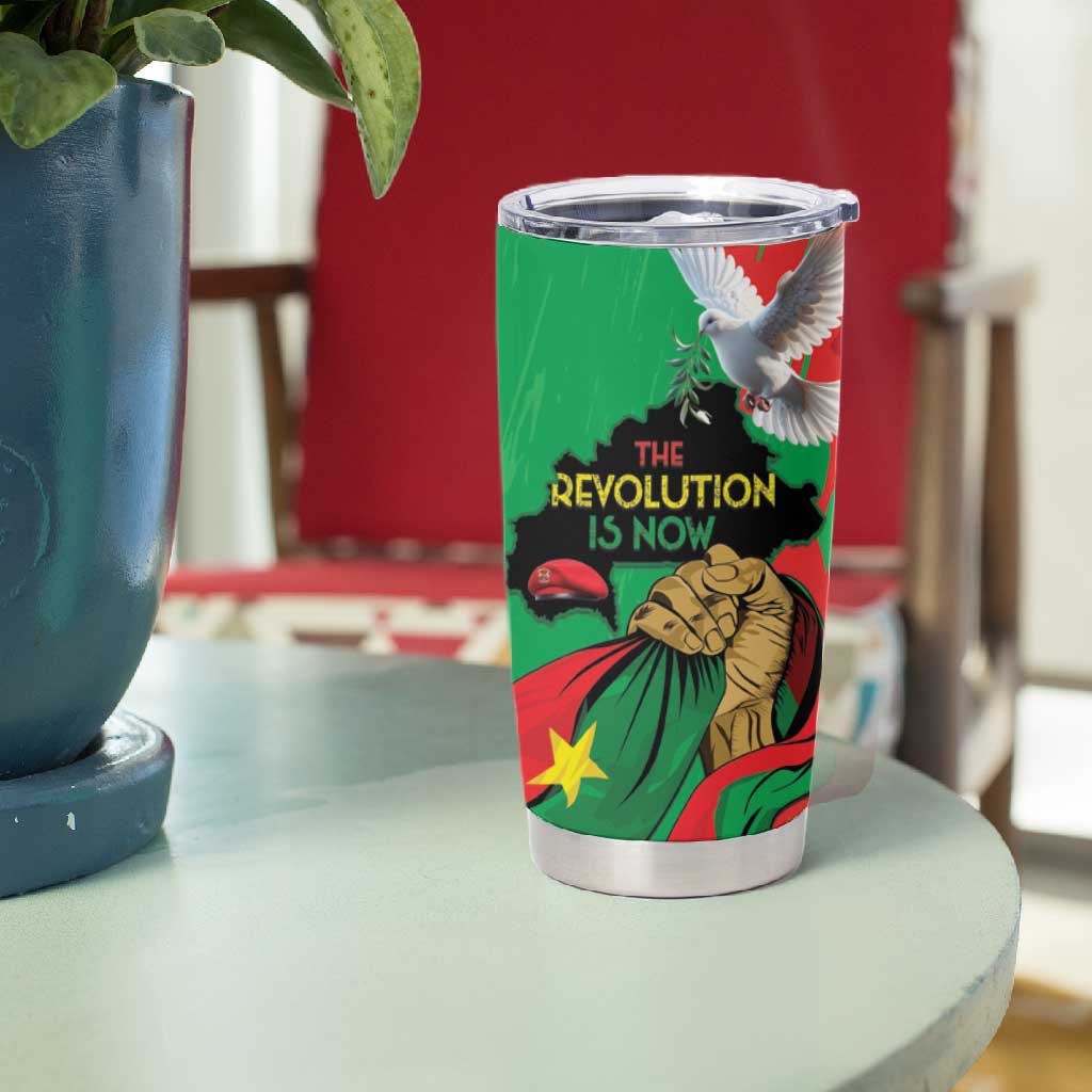 Burkina Faso I Stand With Traore Tumbler Cup LT15