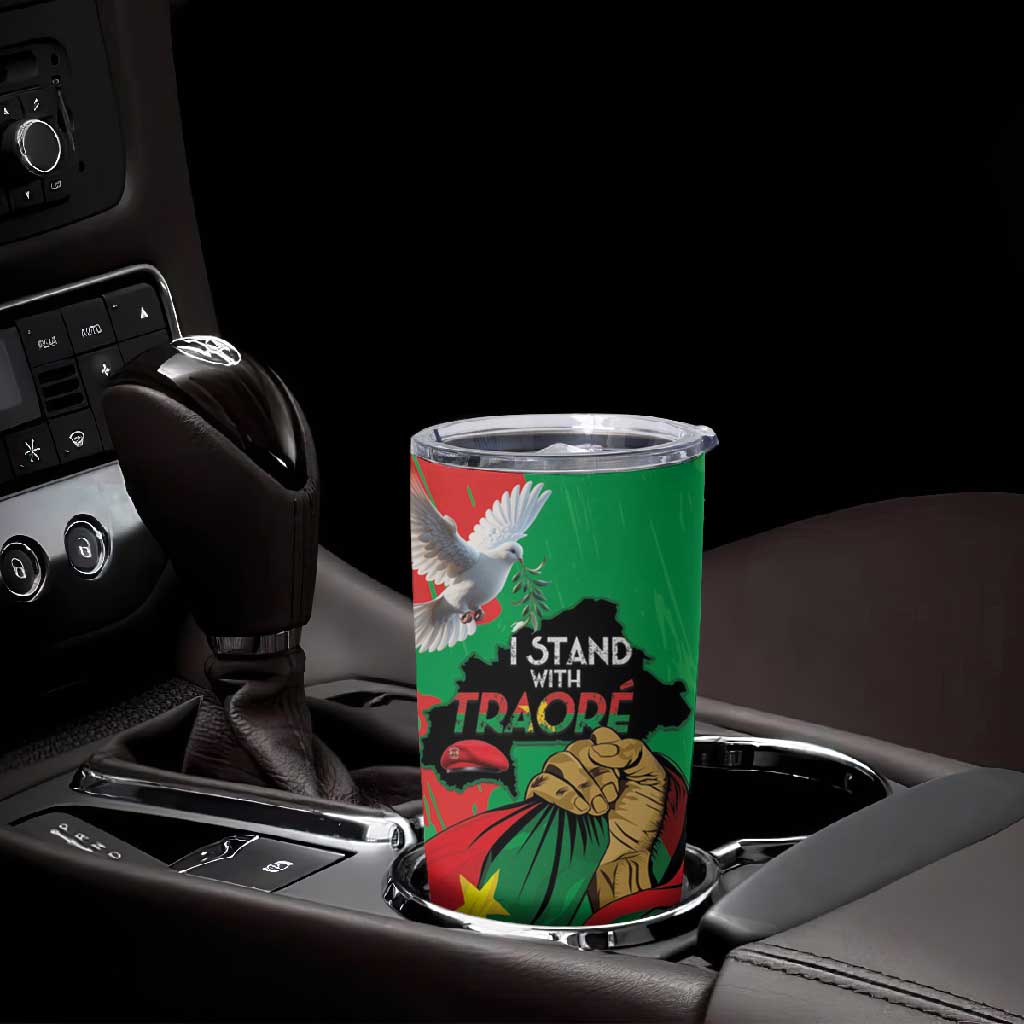 Burkina Faso I Stand With Traore Tumbler Cup LT15