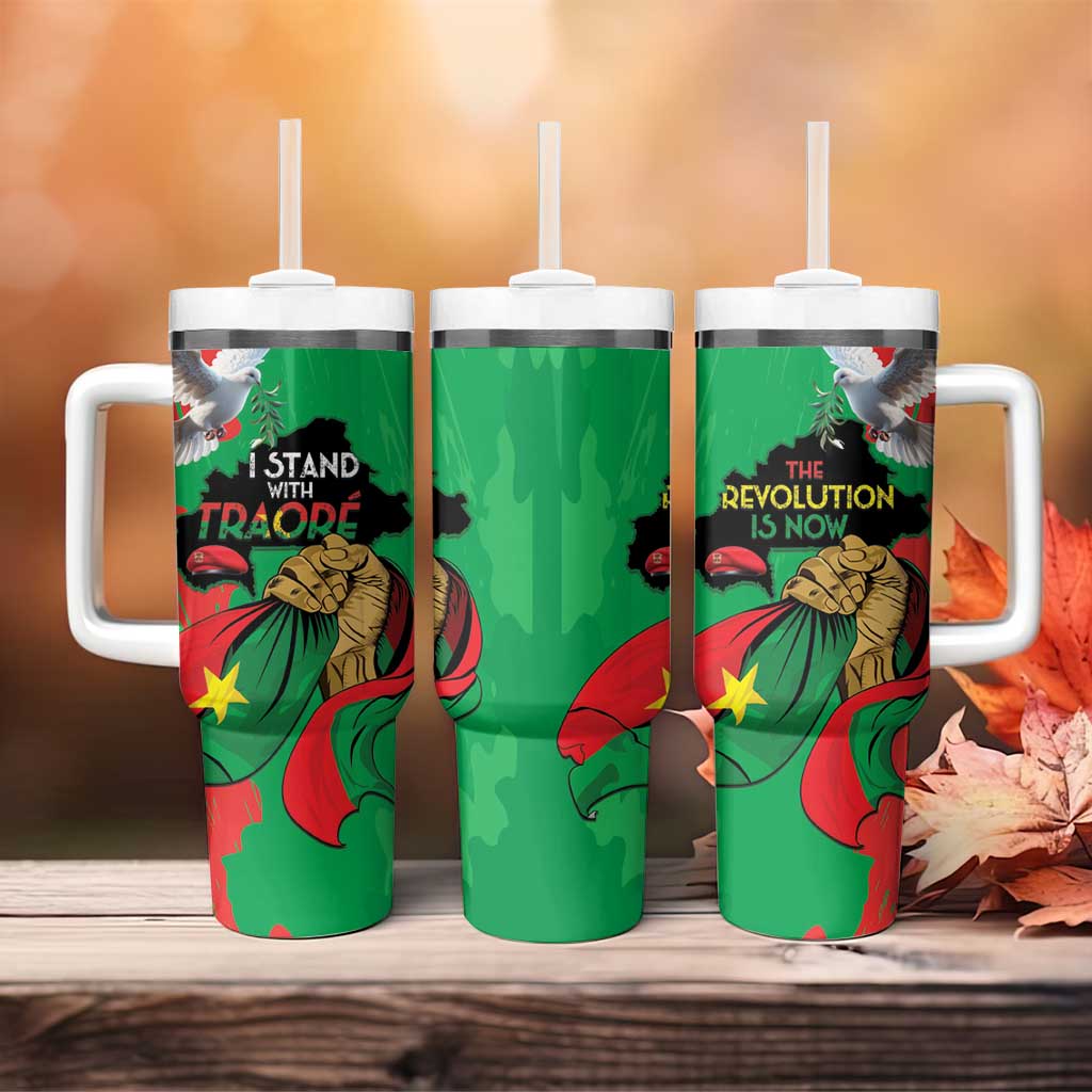 Burkina Faso I Stand With Traore Tumbler With Handle LT15