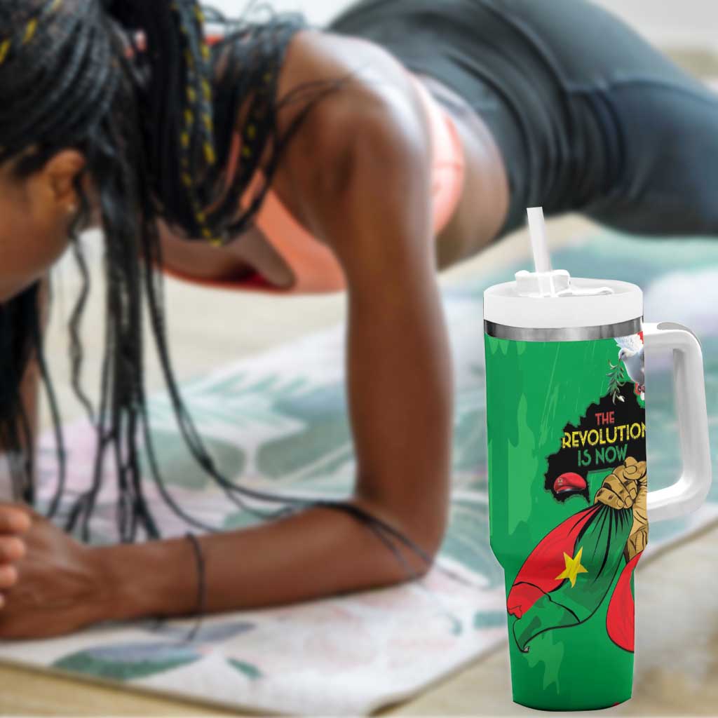 Burkina Faso I Stand With Traore Tumbler With Handle LT15