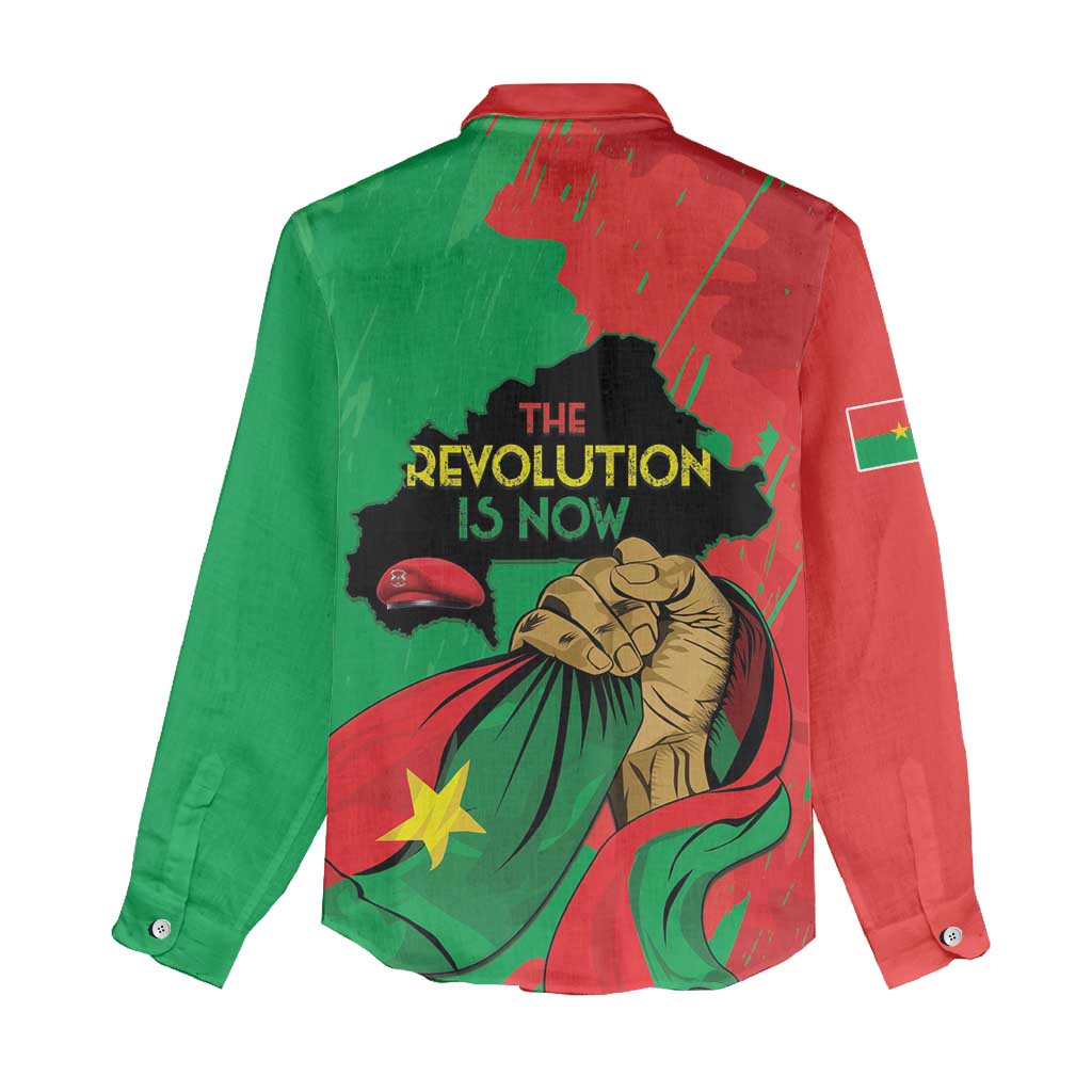 Burkina Faso I Stand With Traore Women Casual Shirt LT15