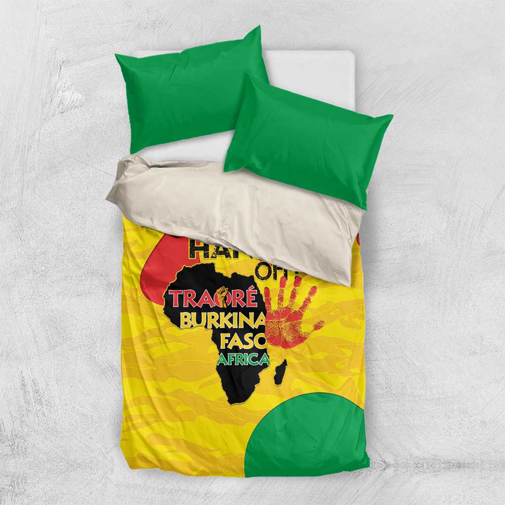 Hands Off Traore Burkina Faso Africa Bedding Set Military Pattern LT15