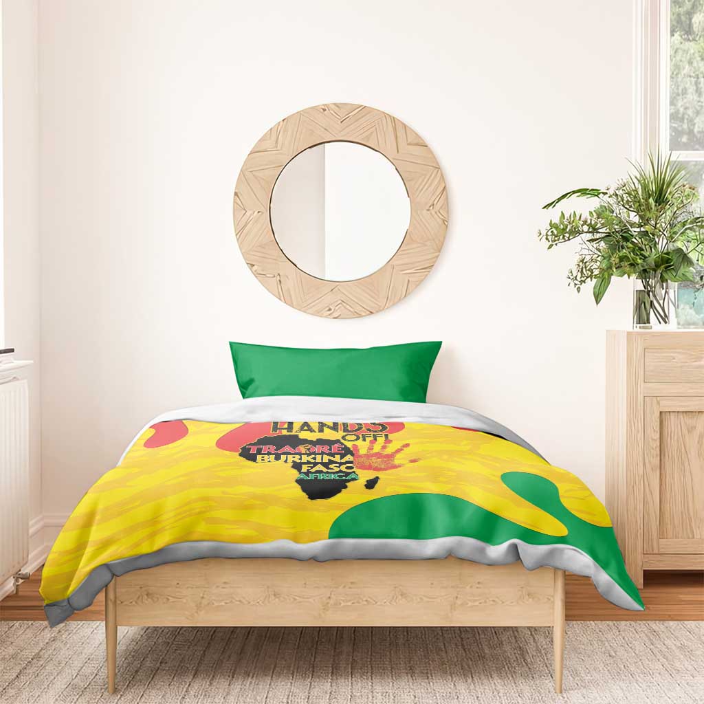 Hands Off Traore Burkina Faso Africa Bedding Set Military Pattern LT15