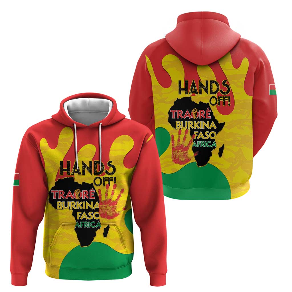 Hands Off Traore Burkina Faso Africa Hoodie LT15