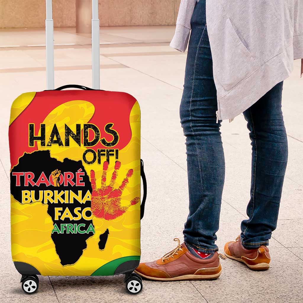 Hands Off Traore Burkina Faso Africa Luggage Cover LT15