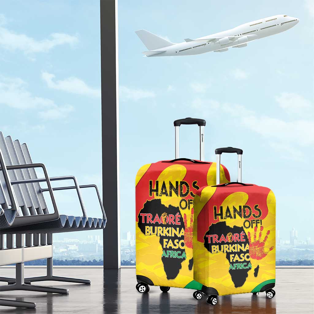 Hands Off Traore Burkina Faso Africa Luggage Cover LT15