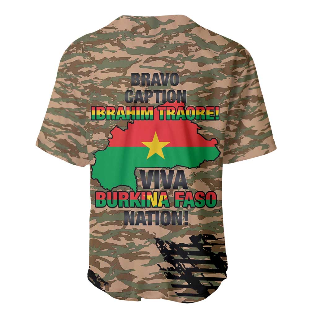 Bravo Caption Traore! Viva Burkina Faso Nation! Baseball Jersey LT15