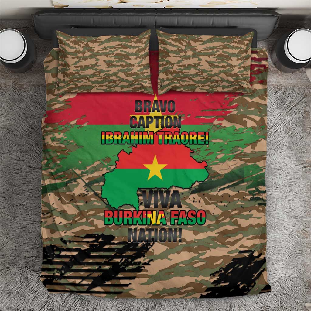 Bravo Caption Traore! Viva Burkina Faso Nation! Bedding Set LT15