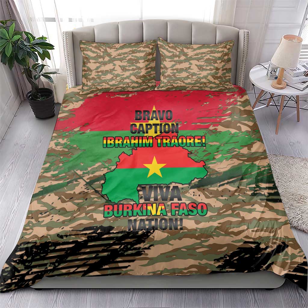 Bravo Caption Traore! Viva Burkina Faso Nation! Bedding Set LT15