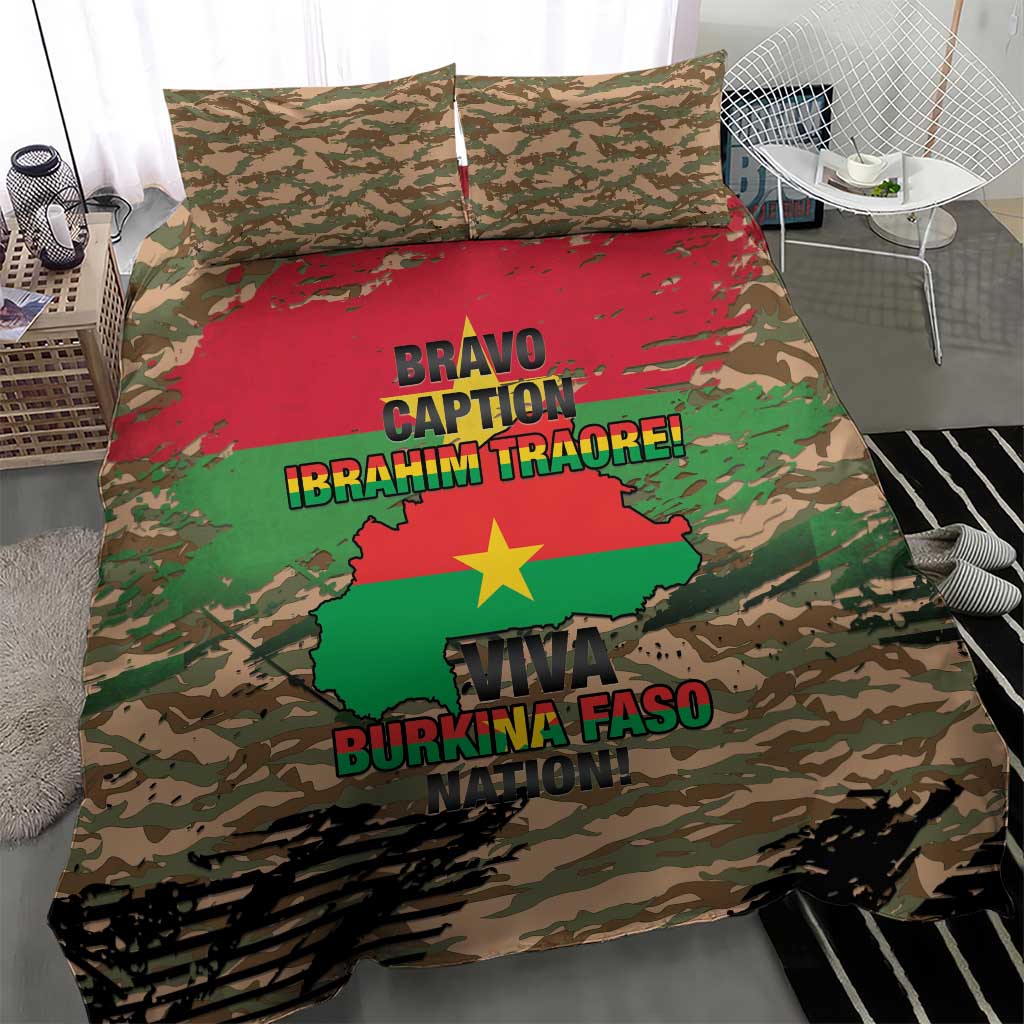 Bravo Caption Traore! Viva Burkina Faso Nation! Bedding Set LT15