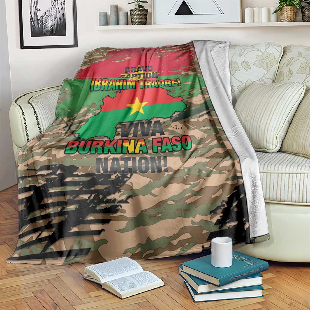 Bravo Caption Traore! Viva Burkina Faso Nation! Blanket LT15