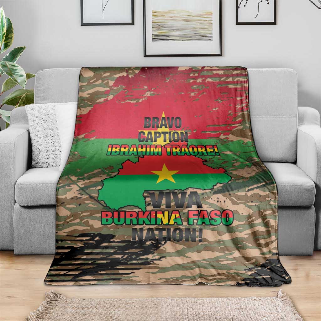 Bravo Caption Traore! Viva Burkina Faso Nation! Blanket LT15